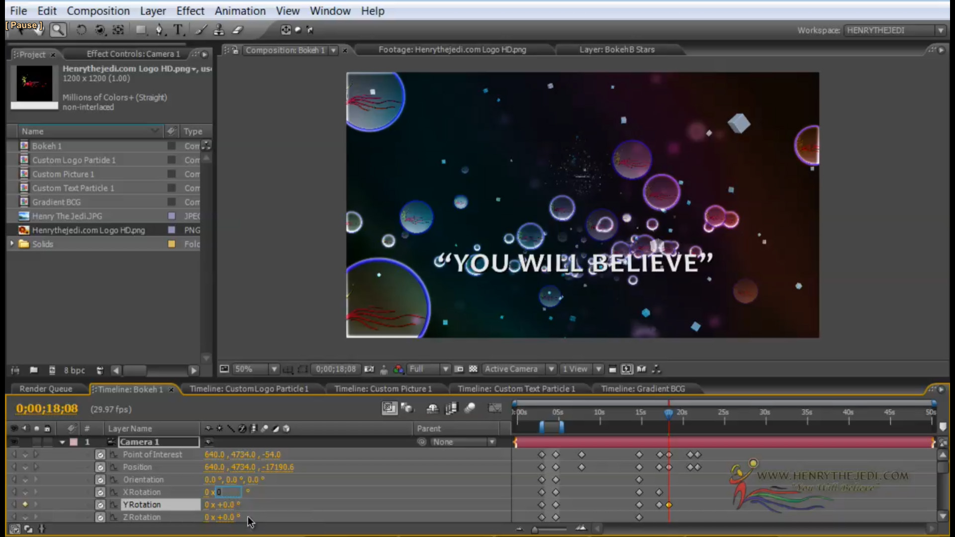 bokeh after effects download